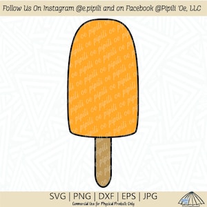 Popsicle SVG - Summer SVG - Ice Cream SVG - Digital Download - Popsicle Clip Art - Ice Cream Cut File - Summer Snack Svg - Popsicle Png