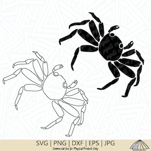 Aama Crab SVG - カニ SVG - 動物 SVG - ハワイ svg - Aama Crab - カニ クリップ アート - Aama Crab カット ファイル - デジタル ダウンロード