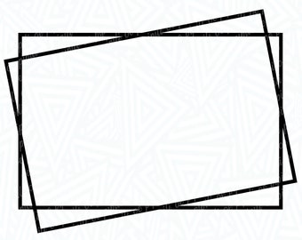 Download Rectangle Frame Svg Etsy