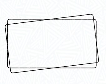 Download Rectangle Frame Svg Etsy