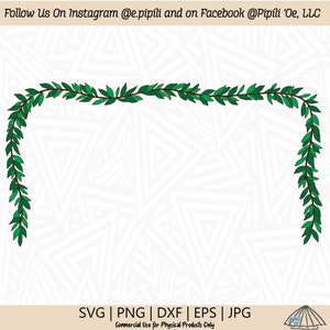 Maile drapé Lei SVG - Maile Lei SVG - mariage Lei SVG - Hawaii Svg - téléchargement numérique - Svg hawaïen - Maile Png - Svg célébration de la vie