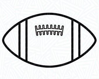 Football SVG - contour de football SVG - sports SVG - fichier de découpe football - football Clip Art - téléchargement numérique