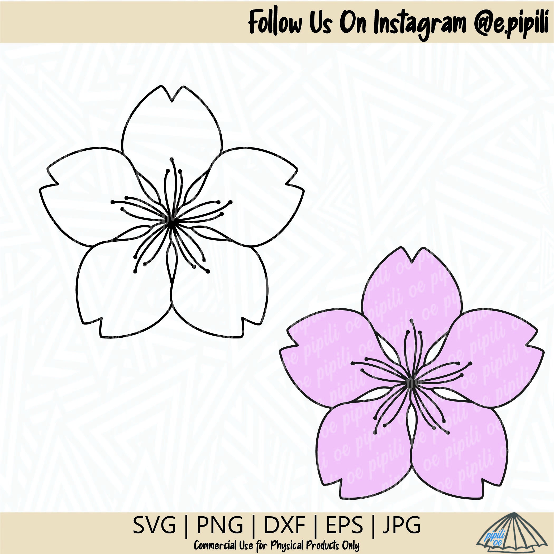 Cherry Blossom Svg For Cricut