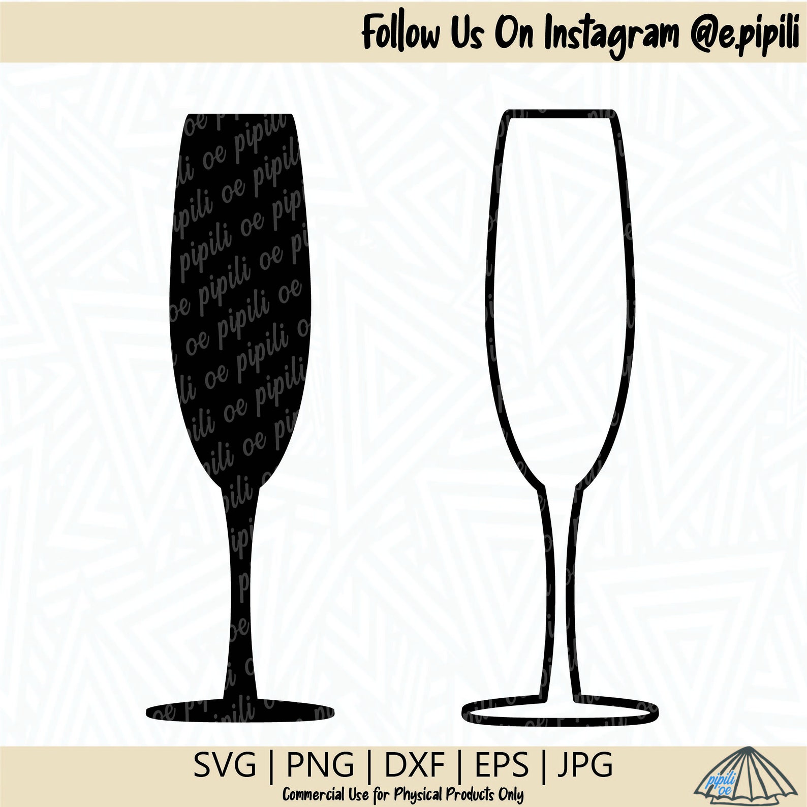 Champagne Glass Svg Champagne Glass Silhouette Svg Cutting Etsy Uk