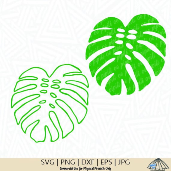 Blatt SVG - Monstera SVG - Blatt Umriss SVG - Etsy Schweiz