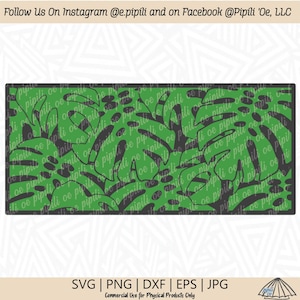 Monstera Leaf Framed Color SVG - Monstera Leaf SVG - Digital Download - Monstera Design Svg - Monstera Cut File - Tropical Leaf Svg