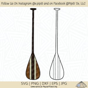 Hawaii Canoe Paddle SVG - Canoe Paddle SVG - Digital Download - Canoe Paddling SVG - Ocean Sport Svg - Paddle Clip Art - Canoe Paddle Png