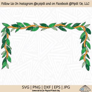 Maile and &#39;Ilima Lei SVG - Maile Lei SVG - &#39;Ilima Lei SVG - Hawaii Svg - Digital Download - Hawaiian Svg - Maile Png - &#39;Ilima Lei Dxf