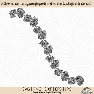 Ohia Lehua Line Art S Shape SVG - Ohia Lehua SVG - Lehua Flower SVG - Digital Download - Hawaii Flower Png - Flower Svg - Flower Clip Art