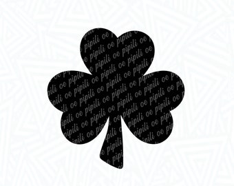 Clover SVG - Shamrock SVG - 3 Leaf Clover SVG - Plant Svg - Digital Download - Clover Clip Art - Cut File - Clover Png - Clover Dxf