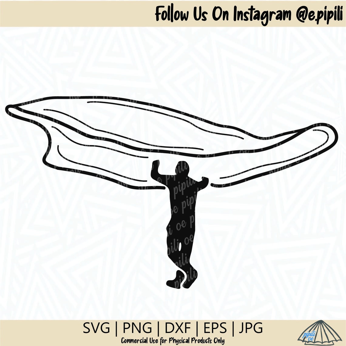 Fisherman Throw Net Silhouette SVG Hawaii Svg Fisherman Etsy Israel