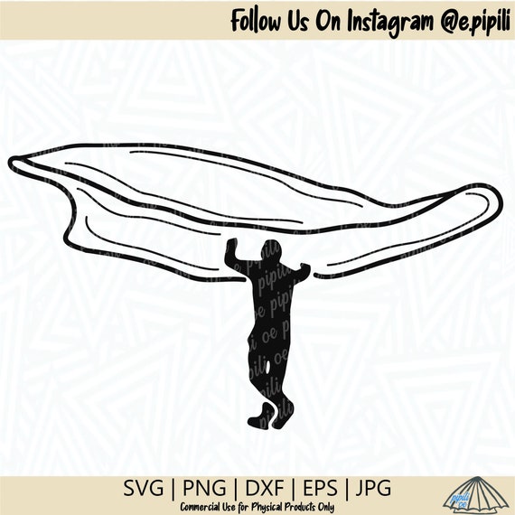 Download Fisherman Throw Net Silhouette Svg Hawaii Svg Fisherman Etsy