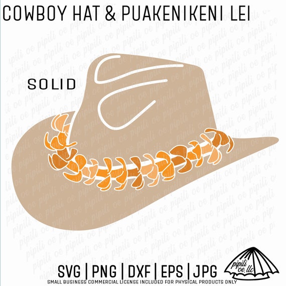 Straw Cowboy Hat with Puakenikeni and Pikake Flower hat lei. Hawaiian Hat Lei - Etsy main image 3