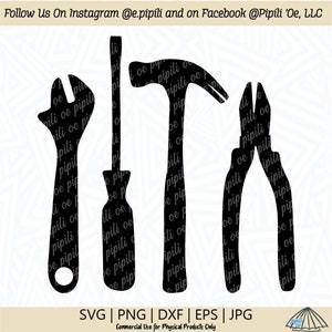 Hand Tools SVG - Dad SVG - Wrench SVG - Pliers Svg - Hammer Svg - Screwdriver Svg - Work Svg - Hand Tool Clip Art - Hand Tool Cut File