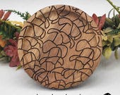 Puakenikeni Lei Coaster Design SVG - Laser Engraving SVG - Laser Design for Coasters and Lids - Hawaii Lei Design - Puakenikeni Lei Png