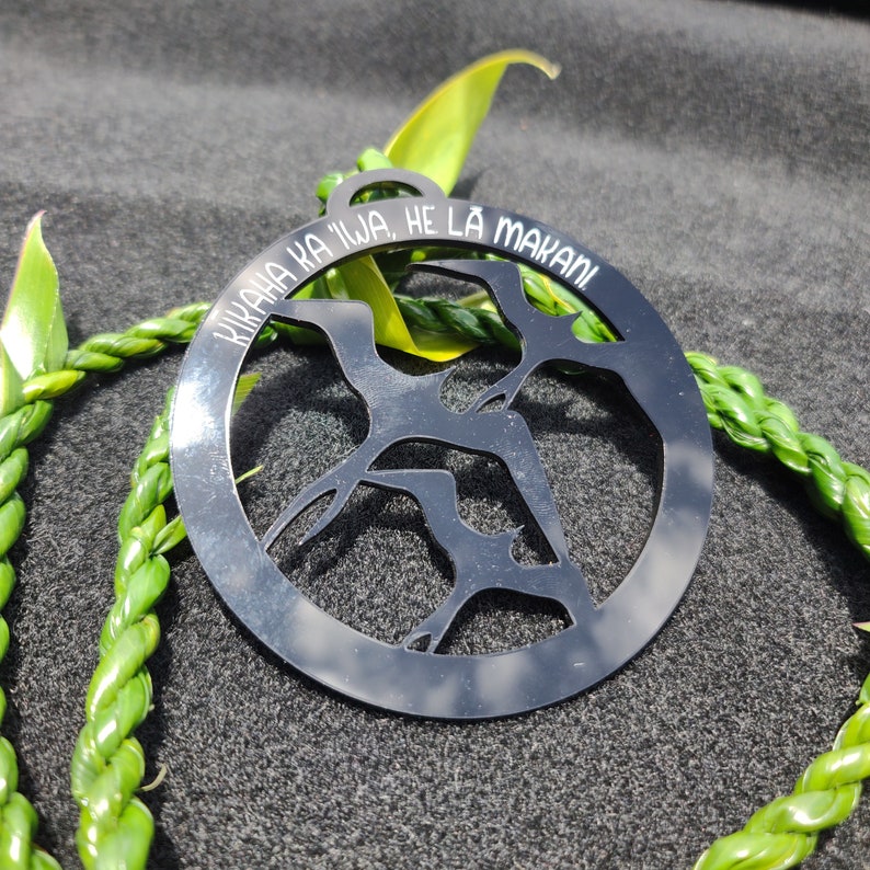 Iwa Bird Car Mirror Ornament Laser SVG Iwa Bird Laser SVG Etsy