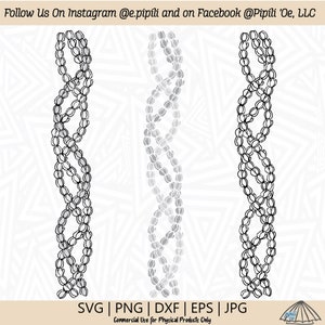 Pikake Multi Strand V2 SVG - Pikake Lei Clip Art - Hawaii Lei PNG - Digital Download - Pikake Flower SVG - Arabian Jasmine Svg