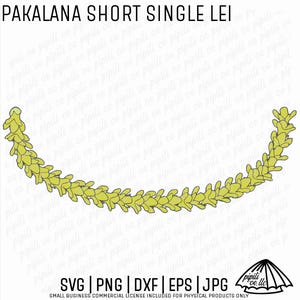 Pakalana court single Lei SVG - Pakalana Lei SVG - Hawaii Lei SVG - Lei Svg - Pakalana Clip Art - gravure Laser - Lei brin Svg - Floral