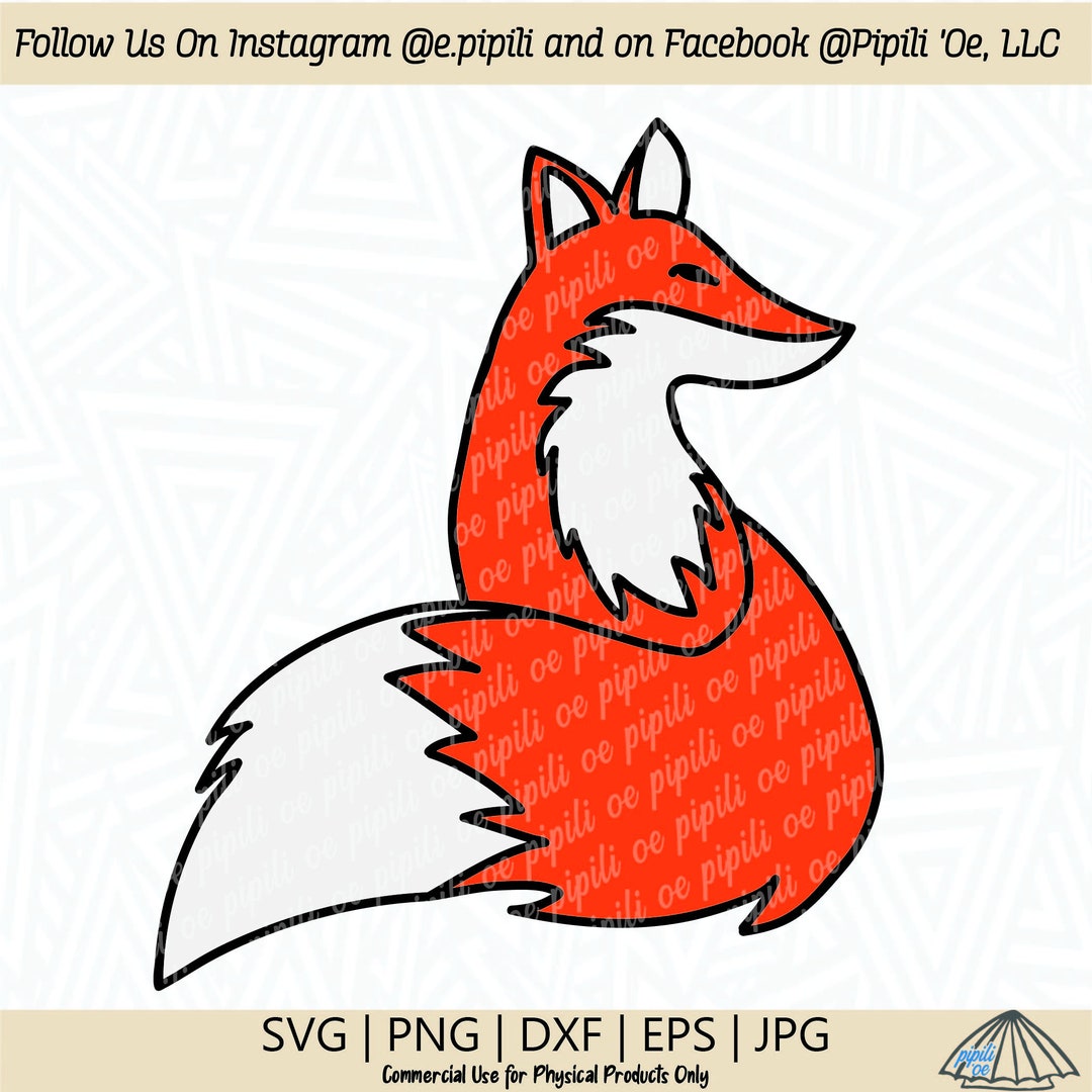 Fox SVG - Animal SVG - Digital Download - Fox Clip Art - Fox Cutting ...