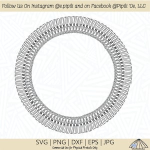 Yellow Ginger Lei SVG - Ginger Lei SVG - Hawaii Lei SVG - Digital Download - Hawaii Flower Lei Svg - Mandala Svg - Ginger Flower Png