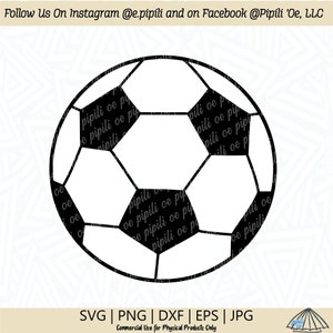 Soccer Ball SVG - Soccer Ball Cutting File - Soccer Ball Clip Art - Digital Download - Sports Svg - School Sports Svg - Cricut - Silhouette