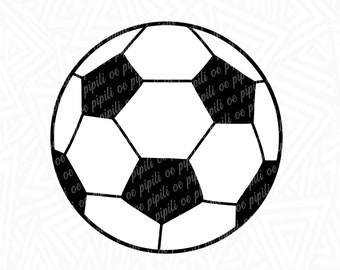 Soccer Ball SVG - Soccer Ball Cutting File - Soccer Ball Clip Art - Digital Download - Sports Svg - School Sports Svg - Cricut - Silhouette
