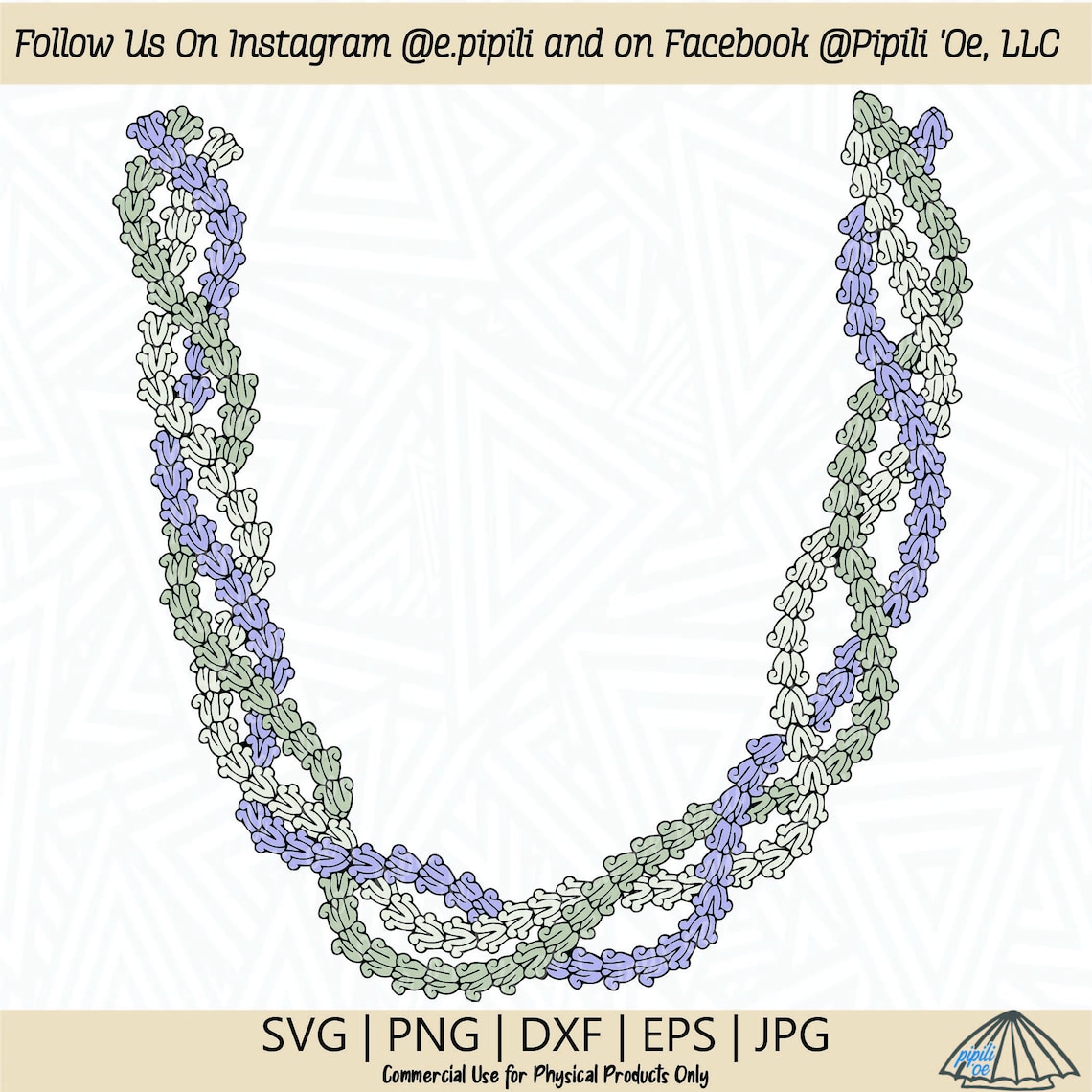 Crown Flower Lei SVG Flower SVG Hawaii Flower SVG Etsy