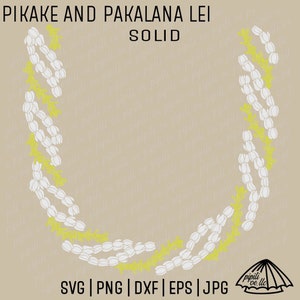 Pikake and Pakalana Lei SVG Pikake Lei SVG Pakalana SVG Digital Download Hawaii Flower Svg Hawaii Lei Svg Lei Png Hawaiian Svg image 2