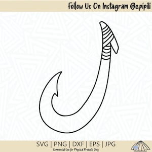 Makau - Hawaiian Fishhook SVG - Fishhook SVG - Hawaiian Fishhook PNG - Hawaiian Fishhook Clip Art - Hawaii Svg - Cutting File