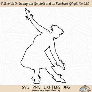 Hula Dancer Silhouette Outline SVG - Hawaii SVG - Hula SVG - Digital Download - Hula Dancer Clip Art - Hula Dancer - Hula Dancer Png