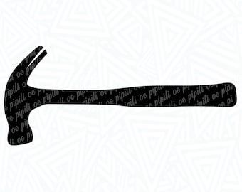 Hammer SVG - Hand Tool SVG - Dad SVG - Construction Svg - Digital Download - Cricut - Silhouette - Hammer Clip Art - Hammer Cut File - Png