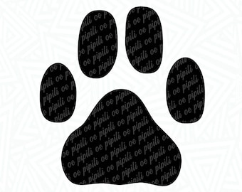Paw Print SVG - Cat Paw SVG - Dog Paw SVG - Animal Svg - Paw Print Cut File - Paw Print Clip Art - Paw Print Png