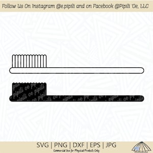 Brosse à dents SVG - Dentiste SVG - Hygiéniste dentaire SVG - Brosse à dents Clip Art - Brosse à dents Cut File - Téléchargement numérique - Cricut - Silhouette