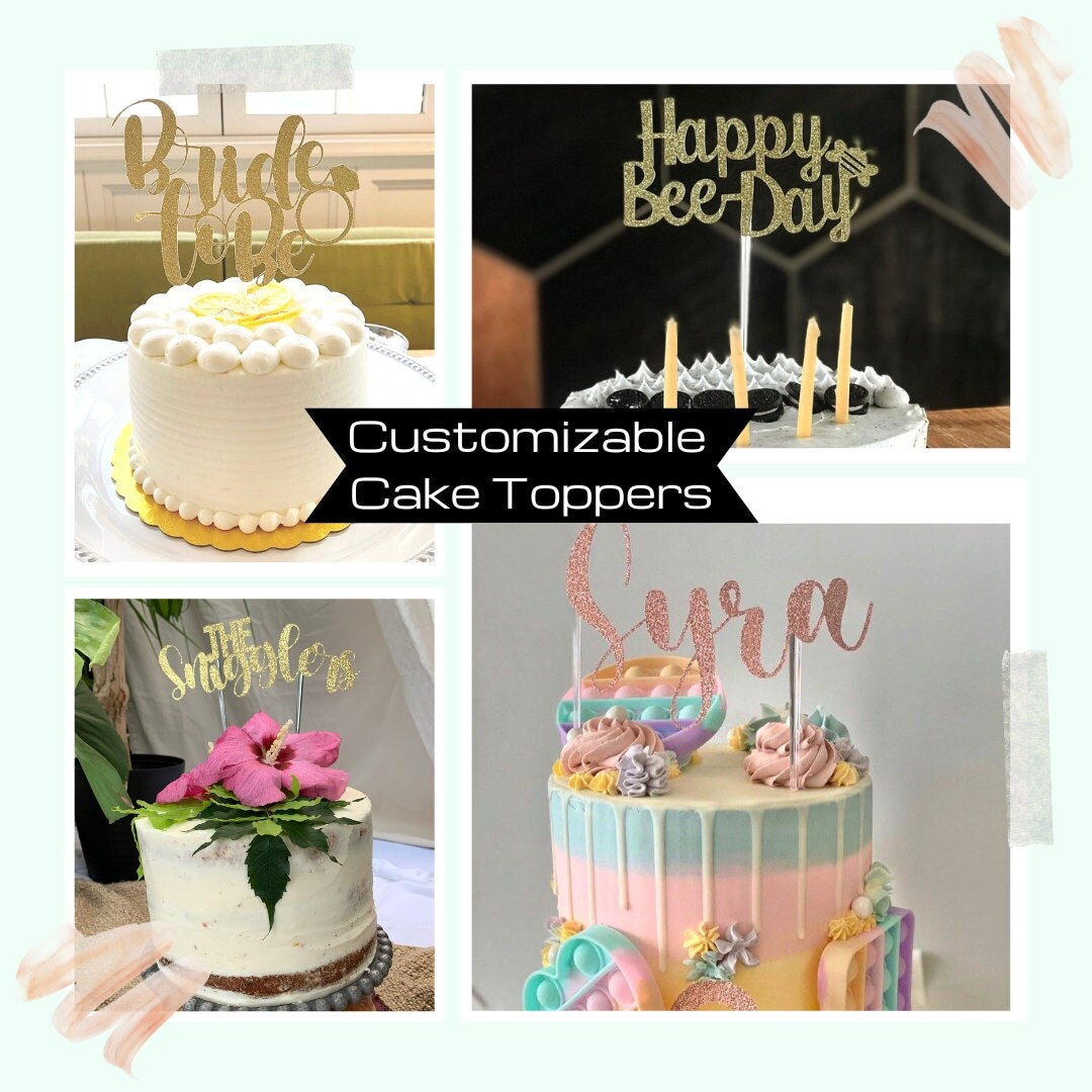 Custom Topper Insert Custom Cake Topper - Etsy