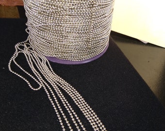 650ft ball chain sold by spool 2.4mm