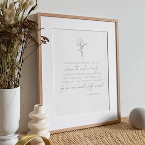 Elisabeth Elliot Quote • Motherhood Christian Wall Art • Inspirational Quote • Instant Digital Download • Wall Art Printable • Mother's Day