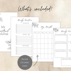 Cleaning Planner Printable FlyLady Cleaning Home Management image 2
