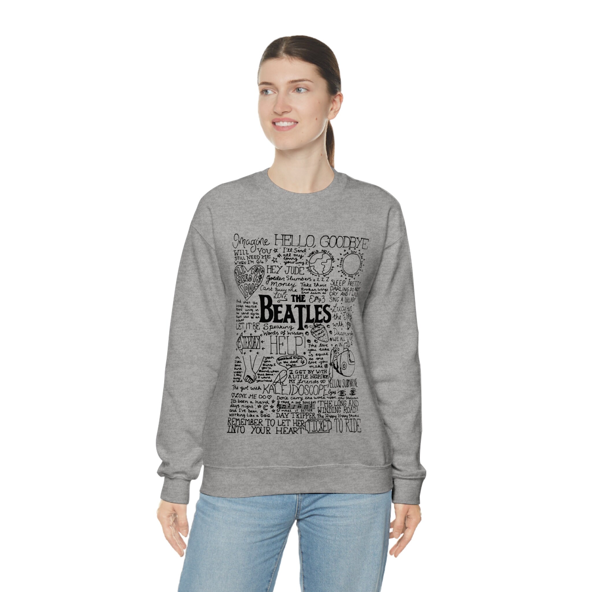 Beatles Sweatshirt - Etsy