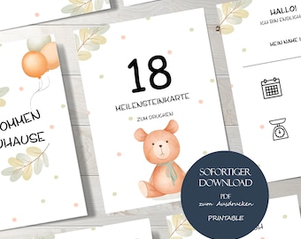 sendmoments Meilenstein Babykarten mit Box Elefant personalisierte Schachtel 112x130 mm mit eigenem Text Geschenkidee Babyparty inklusive 60 Meilensteinkarten 88x105 mm zum Ausfüllen für Mädchen sendmoments Meilenstein Babykarten mit Box Elefant personalisierte Schachtel 112x130 mm mit eigenem Text Geschenkidee Babyparty inklusive 60 Meilensteinkarten 88x105 mm zum Ausfüllen für Mädchen
