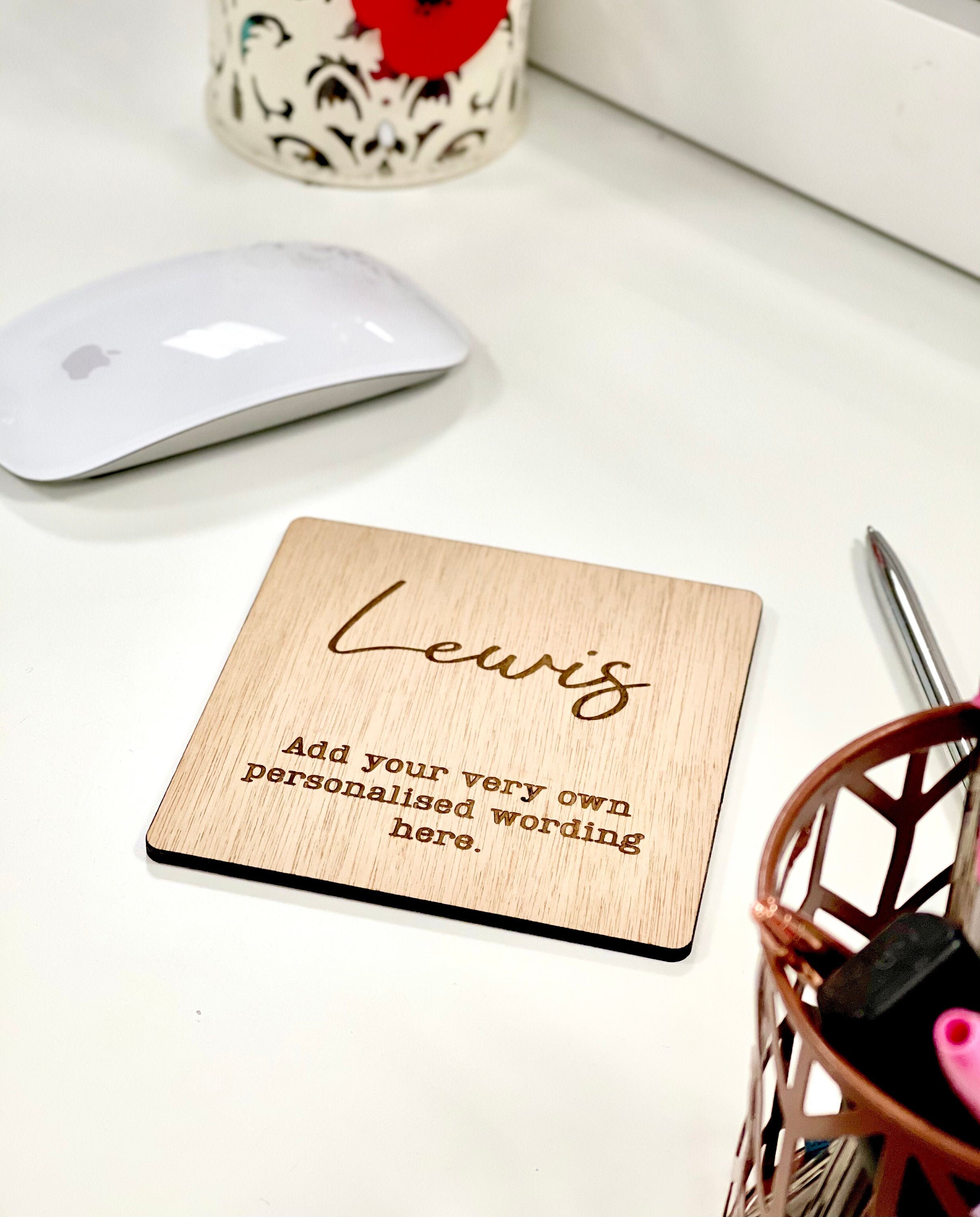 Personalised Coasters Designs Your Own Wood or Acrylic Etsy
