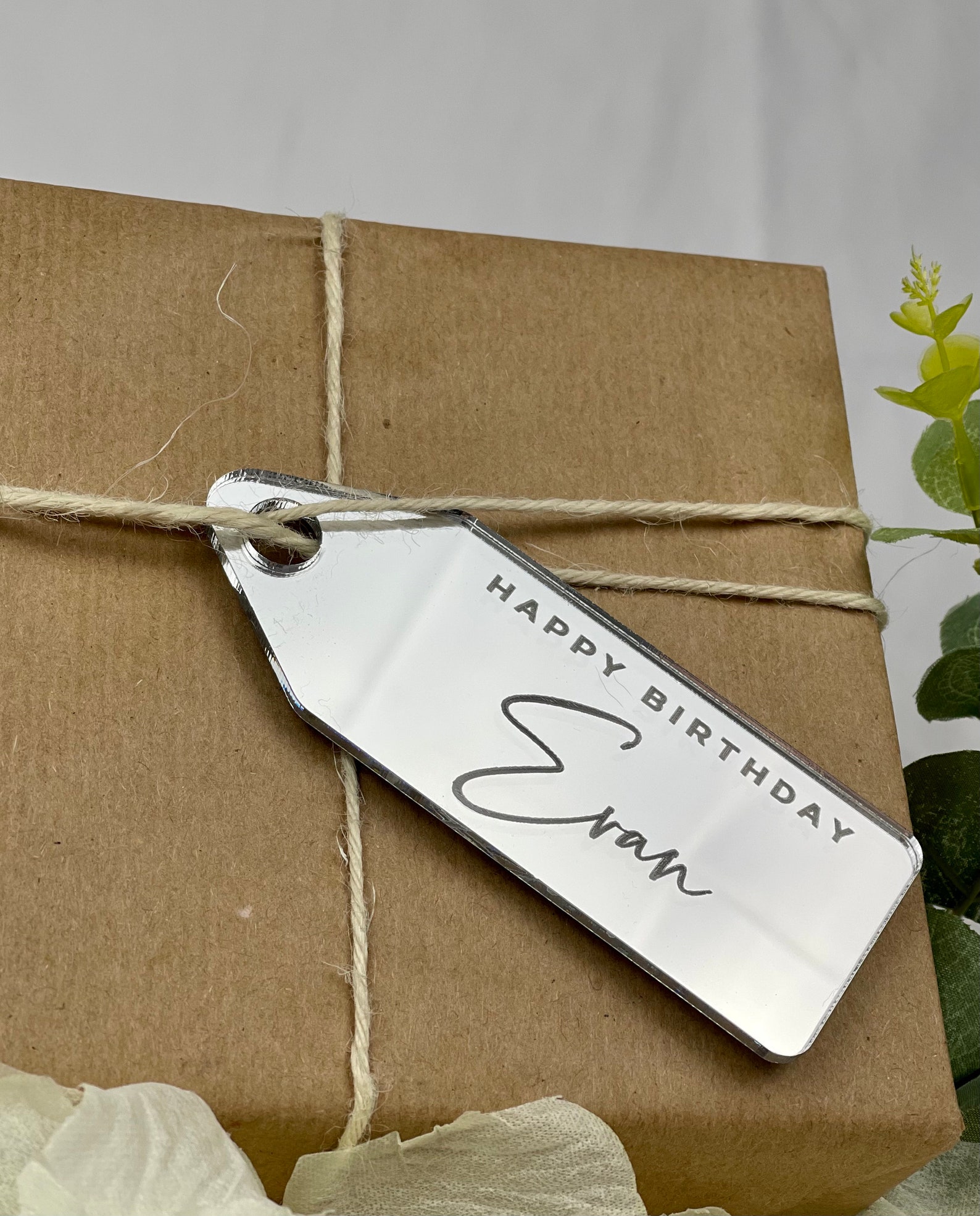 Personalised Acrylic Gift Tags Personalized Gifts Etsy