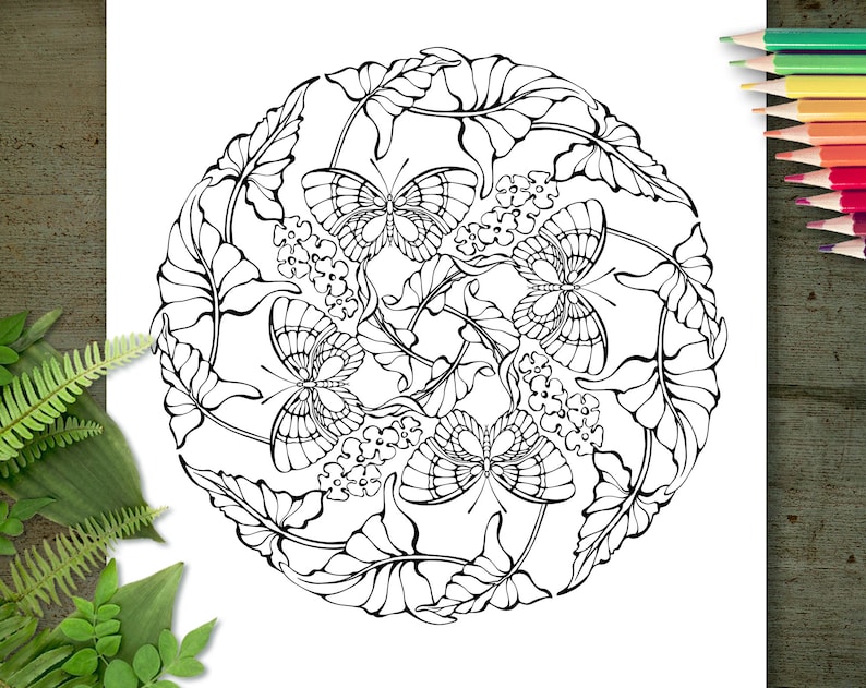 Secret Garden Coloring Page Printable - Il 794xN.4632053880 Q623 