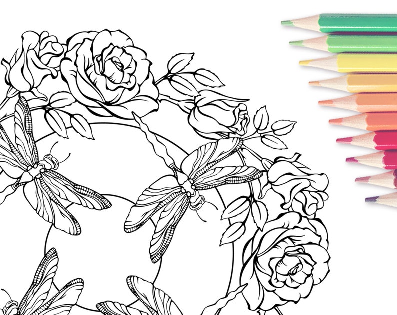 Secret Garden Coloring Page Printable - Il 794xN.4795578477 B2cj 