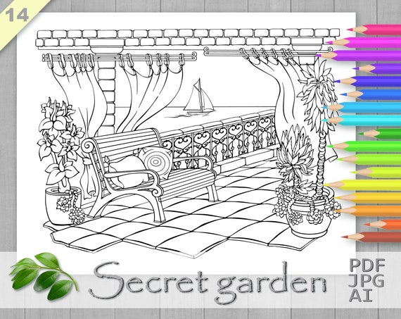  Coloriage Adulte: Jardin Secret - Loisirs Créatifs