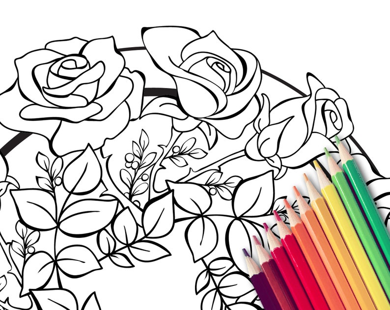 Secret Garden Coloring Page Printable - Il 794xN.4609216641 Hq0b 