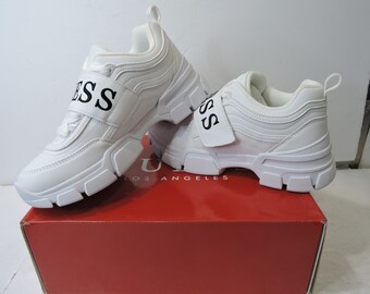 Guess kathie chunky logo sneakers Clearance