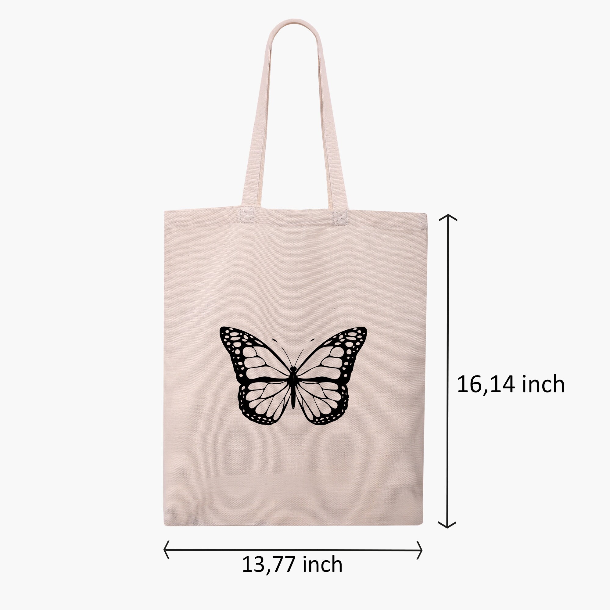 Butterfly illustrations tote bag butterfly butterfly tote | Etsy