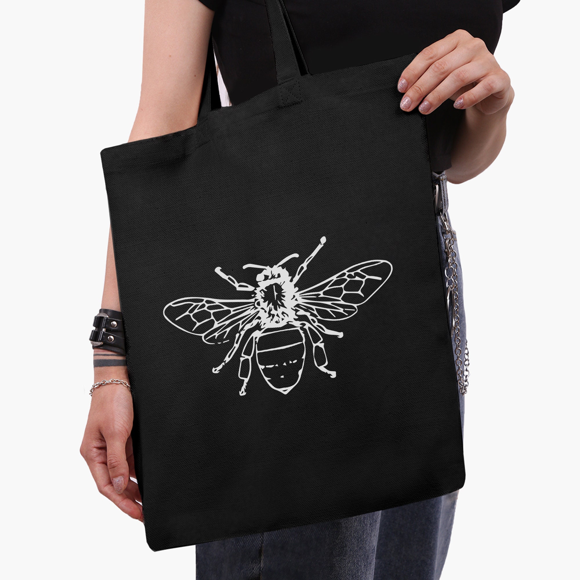 Honey bee Tote Beehive Queen Tote bee Beekeeping Tote Bag Etsy