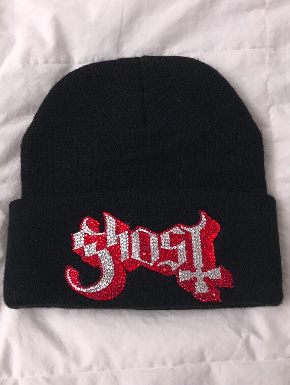 GHOST Rhinestone Beanie | Etsy Singapore
