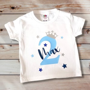 Personalised Birthday T-shirts, Kids Clothing, Birthday Keepsake T-shirt | Boys Birthday T-shirt | Girls Birthday T-shirt, Age T-Shirt